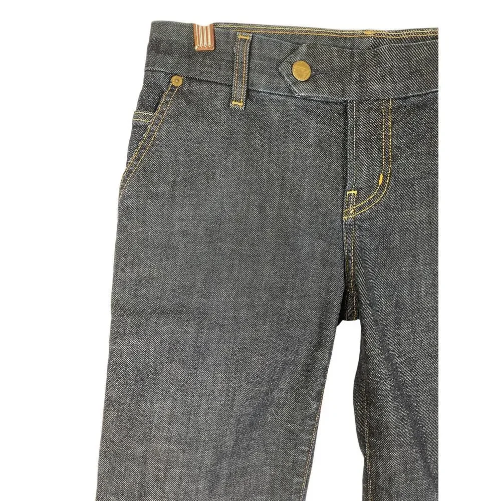 Citizen of Humanity Bermuda Denim Women's Shorts Flat Front‎ Rolled Hem Size 26